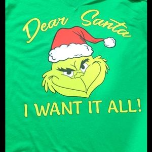 NWT WOMANS  DEAR SANTA T Shirt M